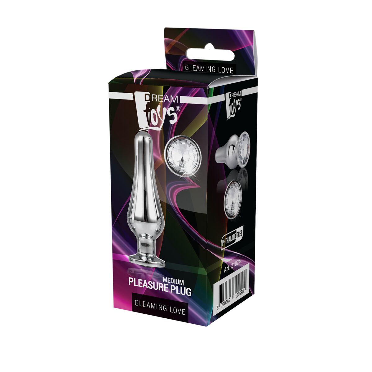 Πρωκτικό Plug Dream Toys Gleaming Love Ασημί